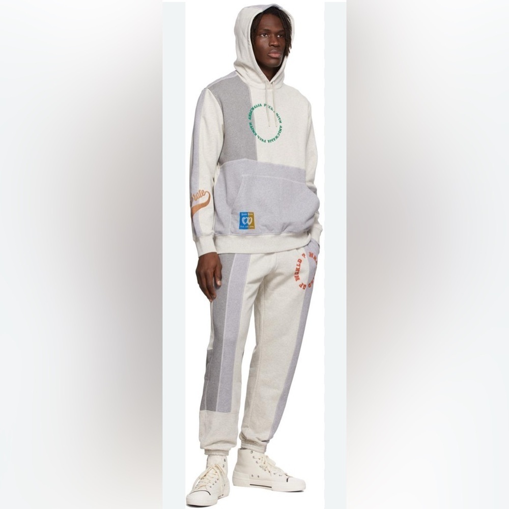 MENS Paul Smith Ahluwalia Grey Hoodie - size L